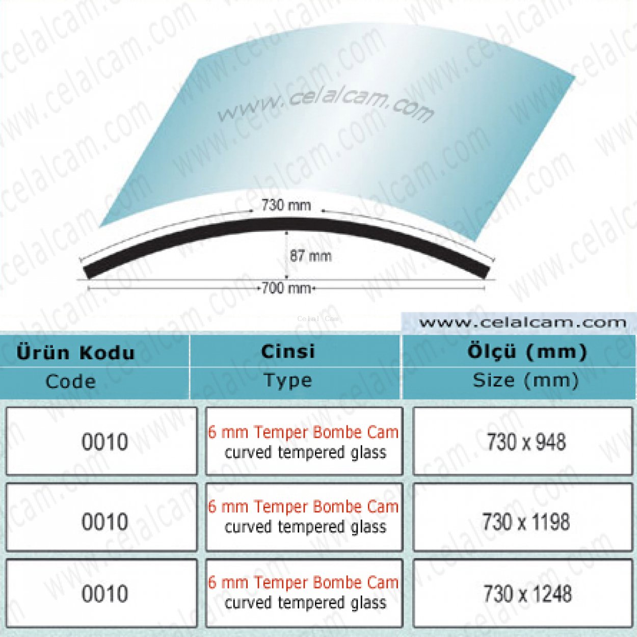 Temperli Bombe Cam Kod 10