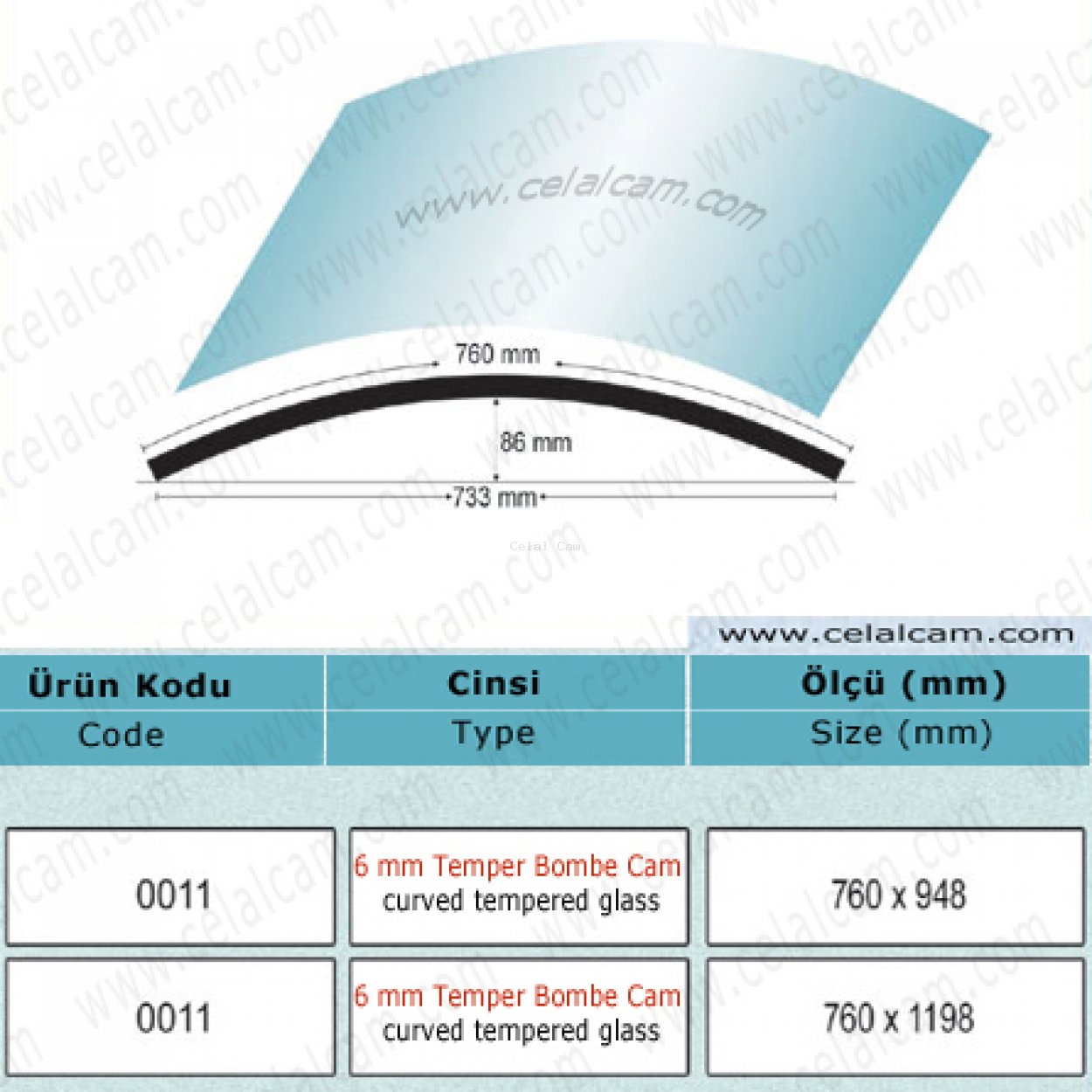 Temperli Bombe Cam Kod 11