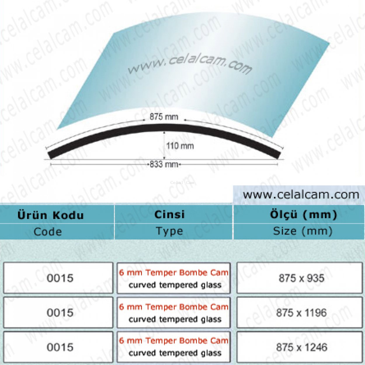Temperli Bombe Cam Kod 15