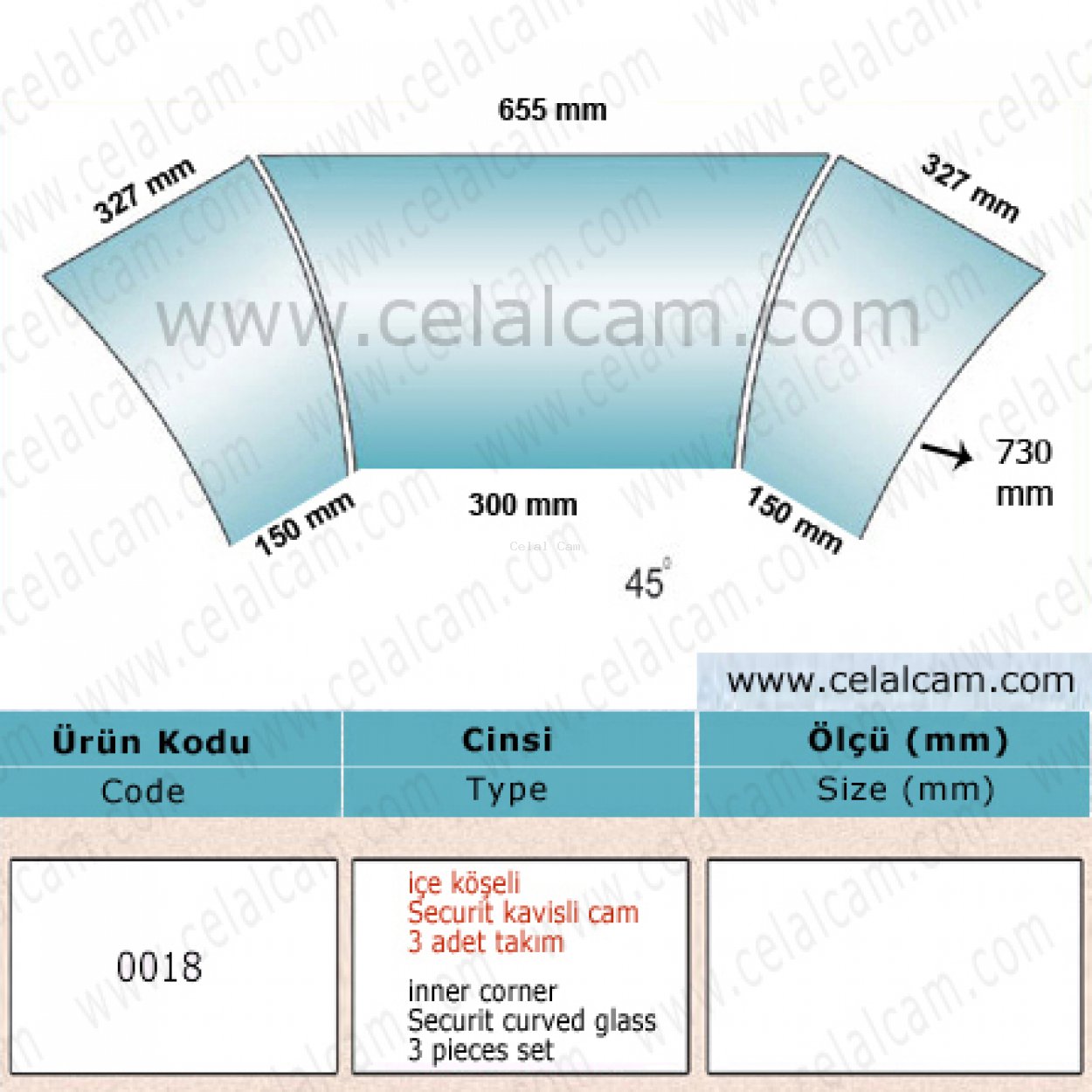 Temperli Bombe Cam Kod 18